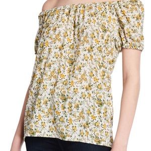 Max Studio - Floral Off-Shoulder Top